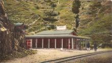 CHARMING KANOH STATION ON THE KALKA-SHIMLA LINE 