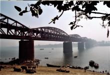 MALVIYA BRIDGE ON THE GANGA AT VARANASI