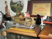 Model of a lathe machine