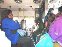 Inside the Ring Railway coach